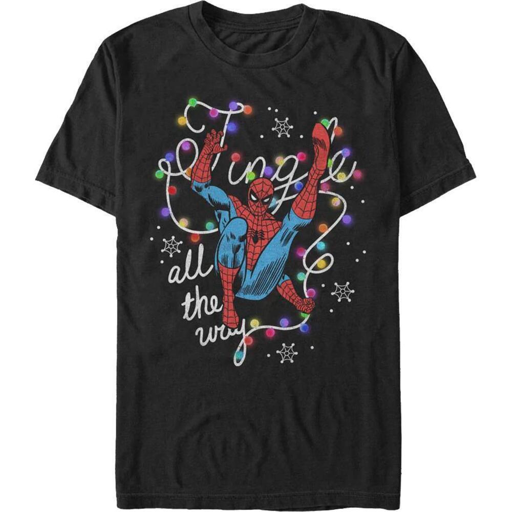 Spiderman Tingle All The Way Marvel Comics Tshirt